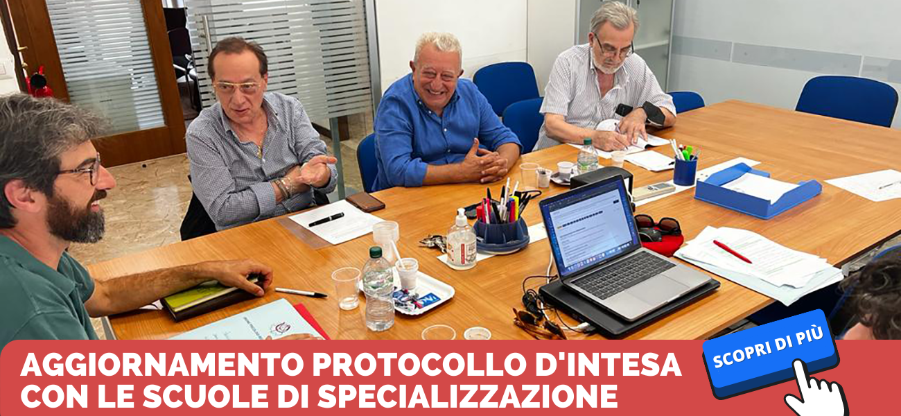 Aggiornamento protocollo d'intesa con le scuole di specializzazione