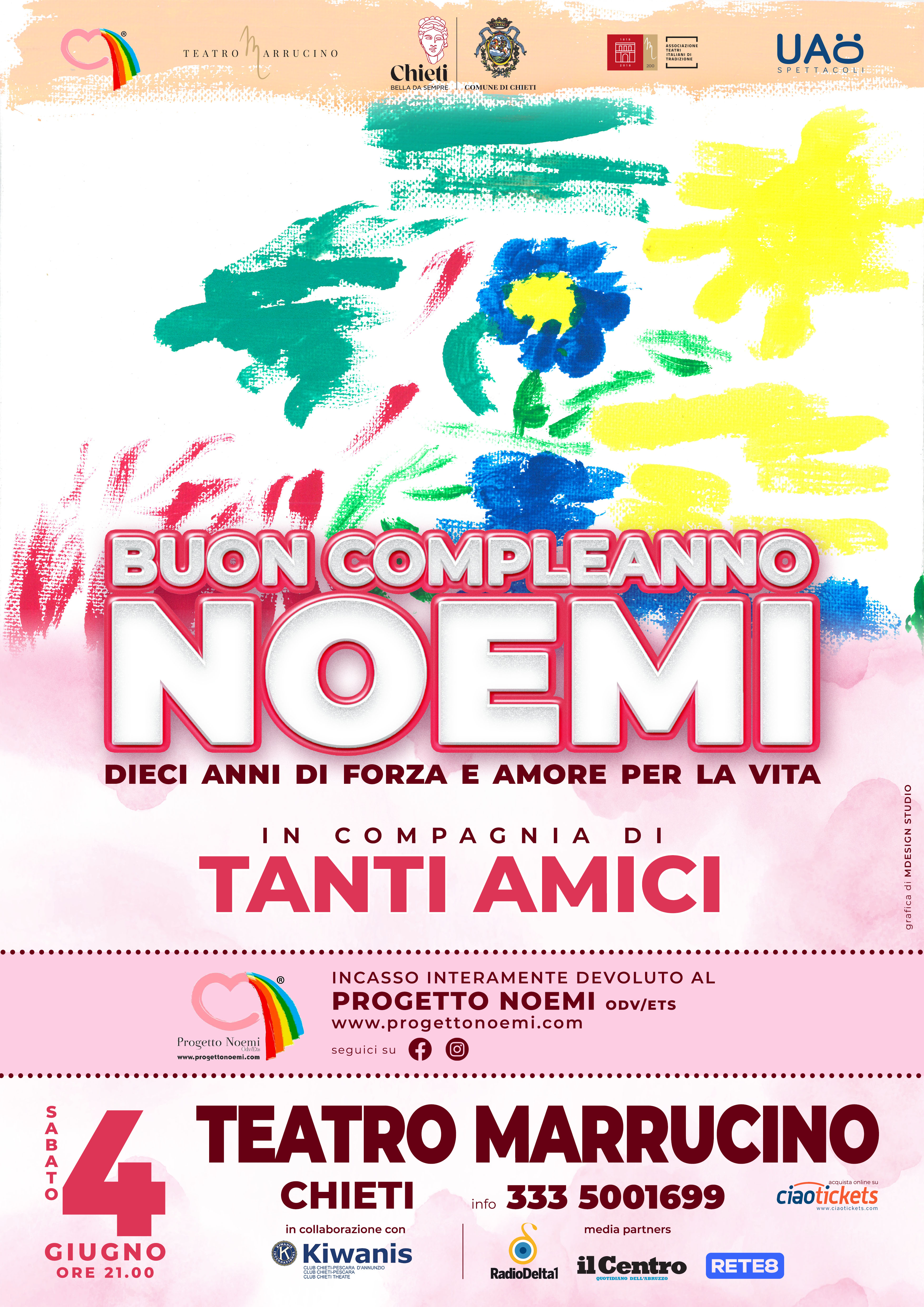 Buon compleanno Noemi - Dieci anni di forza e amore per la vita