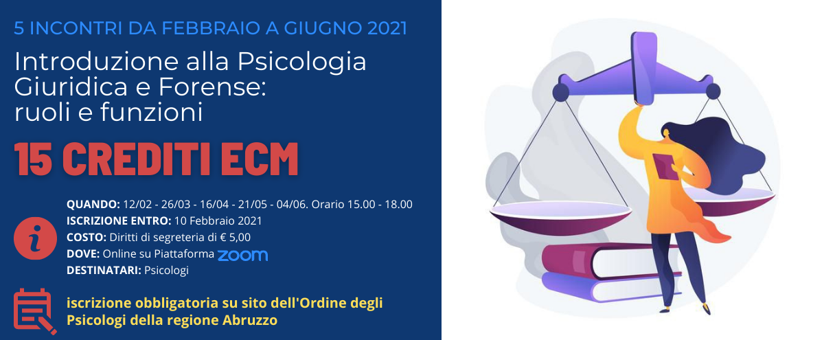 Introduzione alla Psicologia Giuridica e Forense: ruoli e funzioni