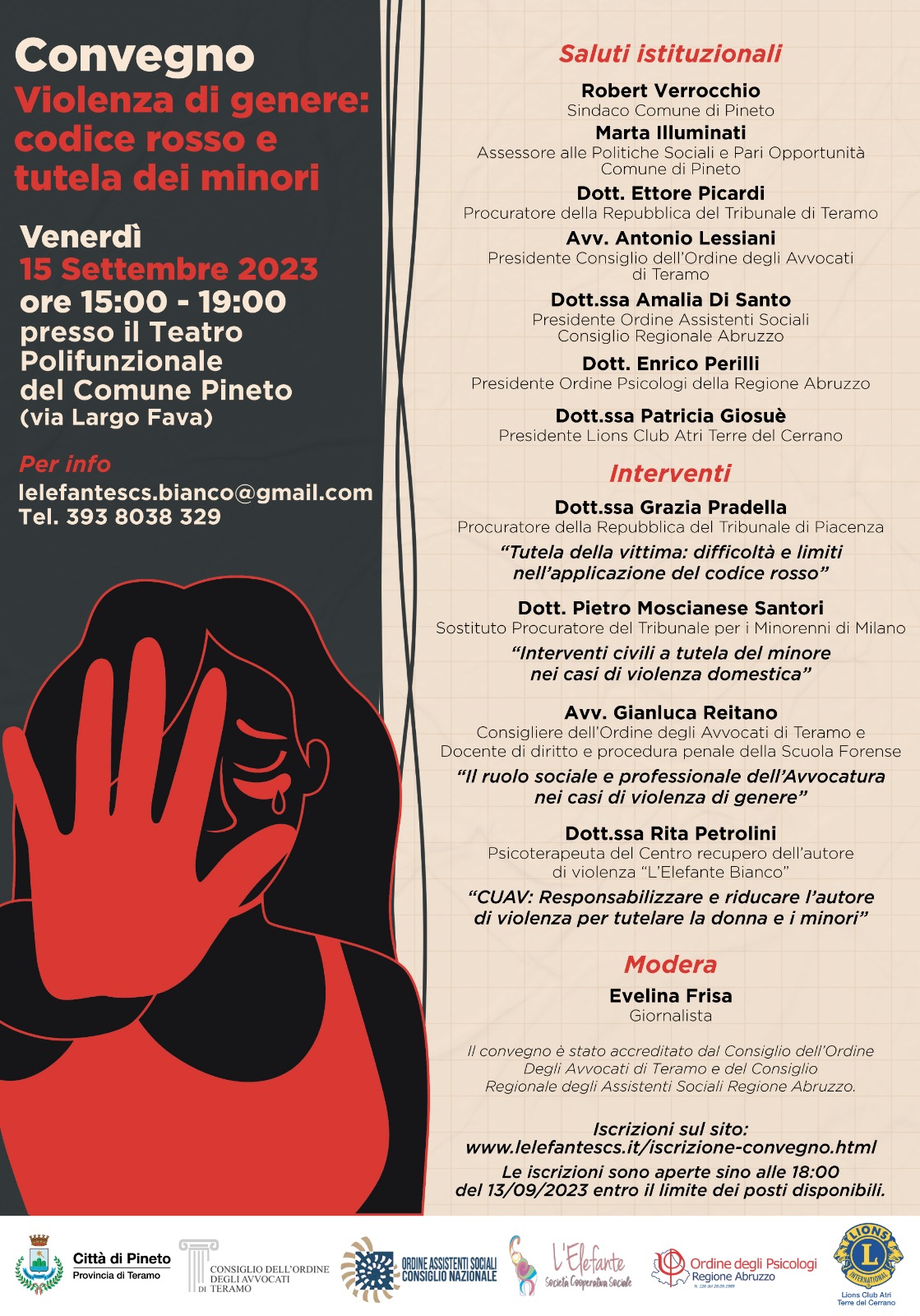 locandina convegno del 15.09.2023