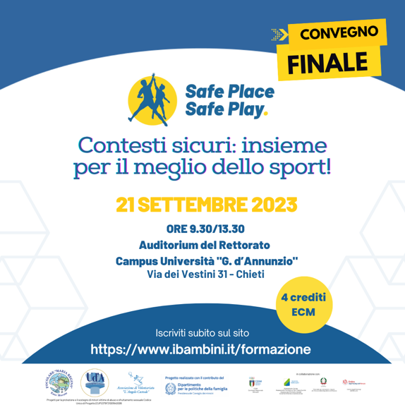 SAFE PLACE SAFE PLAY: contesti sicuri: insieme per il meglio dello sport