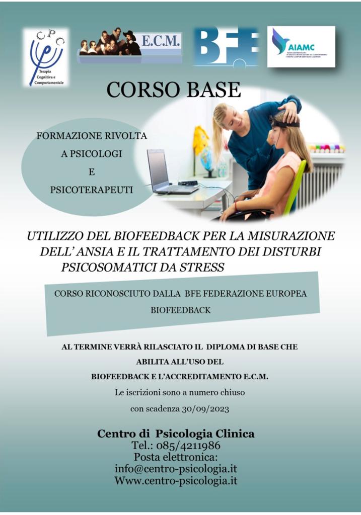 corso propedeutico alluso del biofeedback locandina