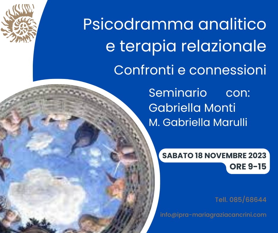 psicodramma analitico e terapia relazionale confronti e connessioni
