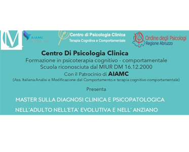 Master sulla diagnosi clinica e psicopatologica nell’adulto, nell’età evolutiva e nell’anziano