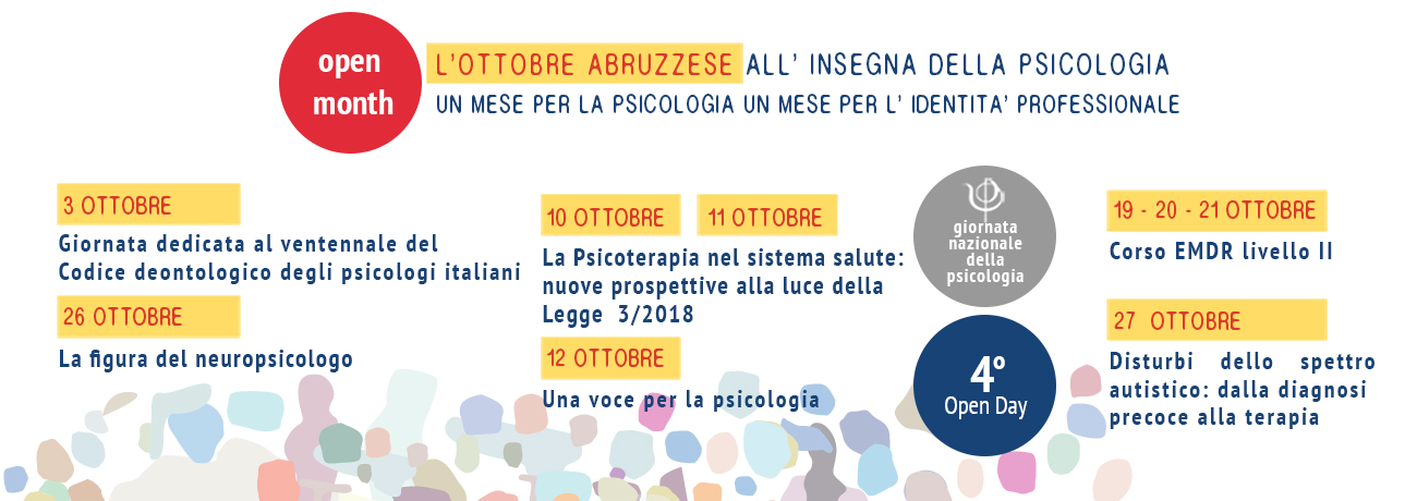 Ottobre: mese della Psicologia 2018