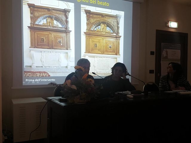 il restauro del beato vincenzo